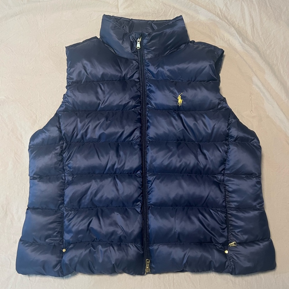 Ralph Lauren x Golf Logo Embroidered Quilted Nylon Puffer Vest